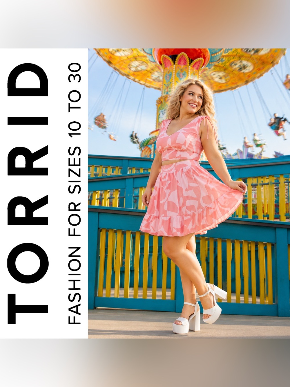 Torrid Pink Super Soft Cropped Top & Mini Skirt Set, 3X, NWT!